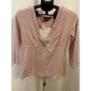 Sonoma Lifestyle Pink Women's Shirt size L